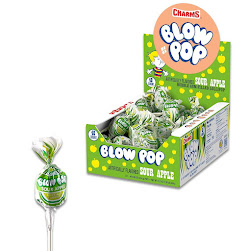 Charms Blow Pop Sour Apple 18g (48un/box)