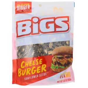 BIGS Sunflower Seeds Cheeseburger Bag 152g (12bag/case)