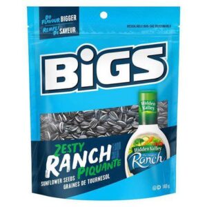 BIGS Zesty Ranch Sunflower Seeds 152g (12bag/case)