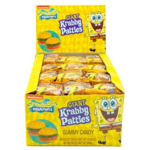 Frankford Spongebob Squarepants Gummy Giant Krabby Patties 18g (36box/box)