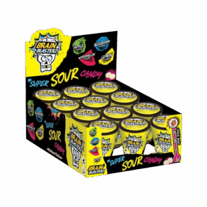 Brain Blasterz Super Sour Candy Mini Tub 38g (10un/case)