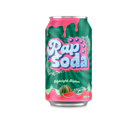 Rap Soda Midnight Melon 355ml (24can/case)
