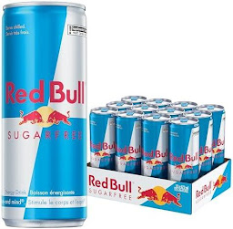 Redbull Sugar Free 473ml (12 canettes/caisse)