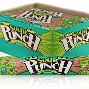 Sour Punch Watermelon Straws 57g (24un/box)