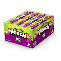 Sour Punch Grape Straws 57g (24un/box)