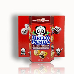Meiji Hello Panda Chocolate 57g Red (10packs/box)