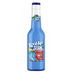 Kool-Aid Soda Framboise Bleue 355ml (12 bouteilles/caisse)