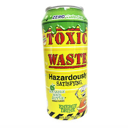 Toxic Waste Energy Drink Sour Apple 16oz (24 canettes/caisse)