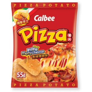 Calbee Pizza Spicy Chips 55g (1 unité)