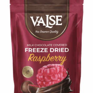 Valse Framboise Lyophilisée Chocolat au Lait 80g (12 unités/sachet)