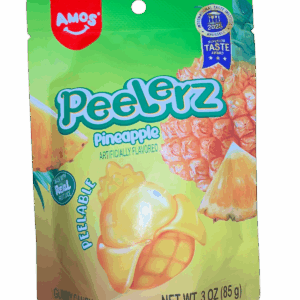 Amos Peelerz Gummy Ananas 85g (24 sachets/caisse)