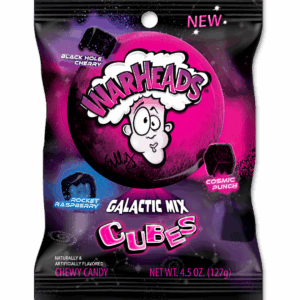 WARHEADS Galactic Cubes 127g (12bag/case)