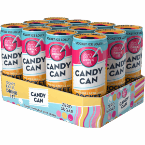 Candy Can Rocket Ice Lolly 330ml (12 canettes/caisse)