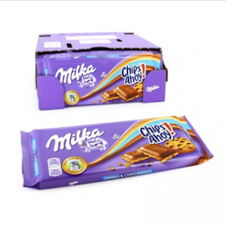 Milka Chips Ahoy 100g (22 unités/boîte)
