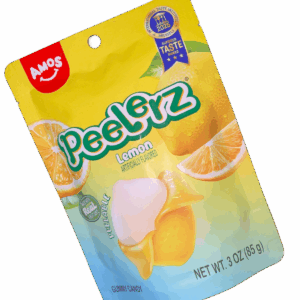 Amos Peelerz Gummy lemon 85g (24bag/case)