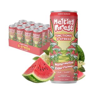 Melting Forest Mushroom D-Stress Watermelon Elder Flower 355ml (12can/Case)