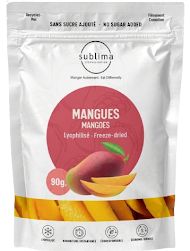 Sublima Freeze-Dried Mango 90g (6 bags/case)