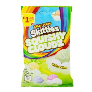 Skittles Crazy Sour Squishy Cloudz 70g (14bag/box)