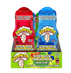 Warheads Super Sour Tongue Roller Liquid Candy (12un/box)