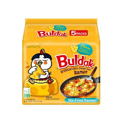 Buldak Ramen Cheese Samyang 5x140g (8packs/case)