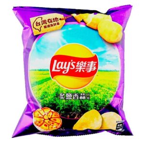 Lay’s Ail & Sel Rôti 80g (12 sachets/caisse)