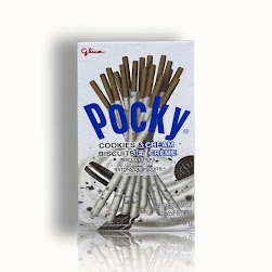 Glico Pocky cookies et crème 70g (10 unités/boîte)