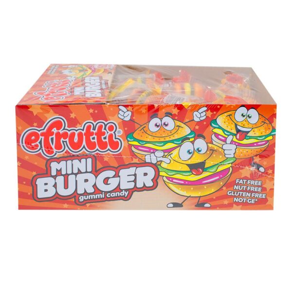 eFrutti Gummi Mini Burgers 9g (60bag/box)