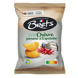 Bret's Chips Goat Cheese Espelette Pepper 125g (10bag/case)