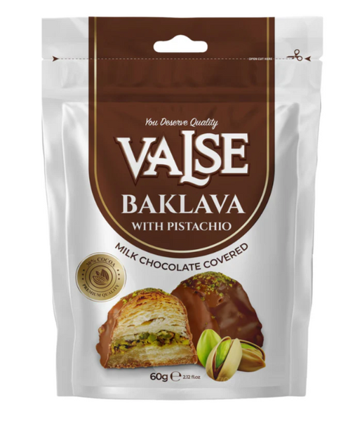 Valse Baklava w/Milk Chocolate 60g (12bag/box)