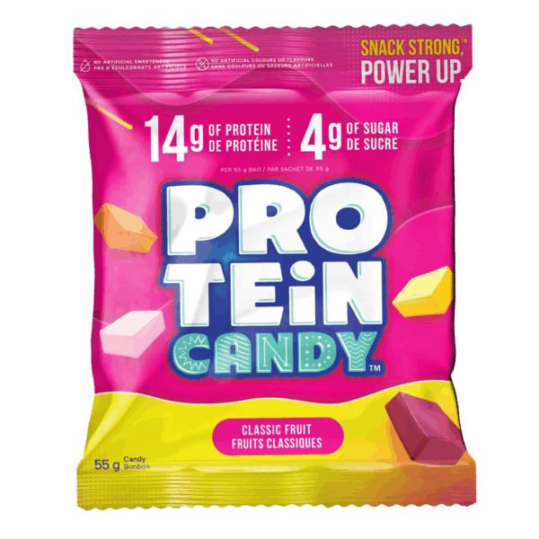 ProTein Candy Classic Fruit 55g (12bag/box)