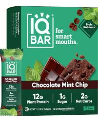 ProTein IQ Bar Chocolat Mint Chip 12 (6 box/12)