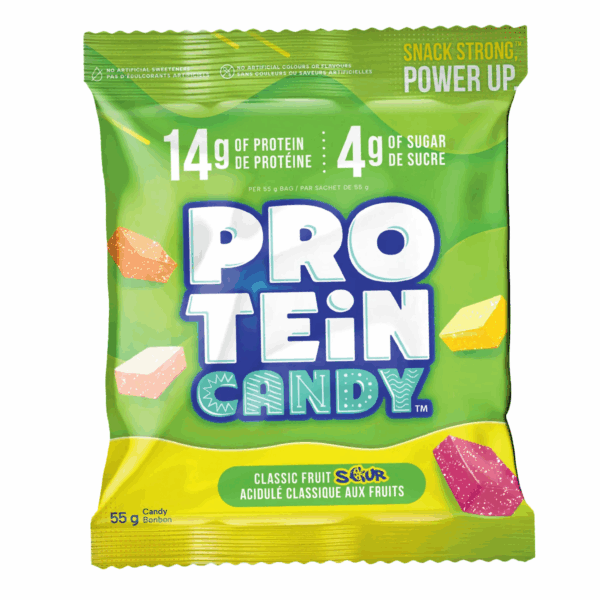 ProTein Candy Classic Fruit Sour 55g (12bag/box)