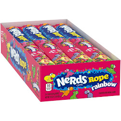 Nerds Rope Rainbow 26 g (24 unités/boîte)