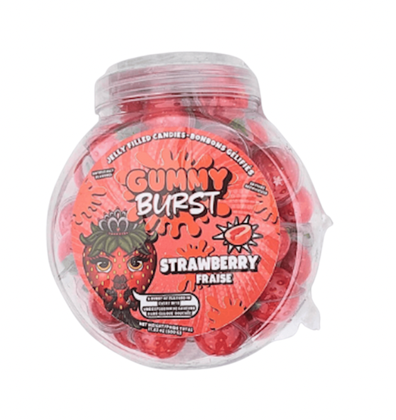 Gummy Burst Strawberry 10g (50un/case)