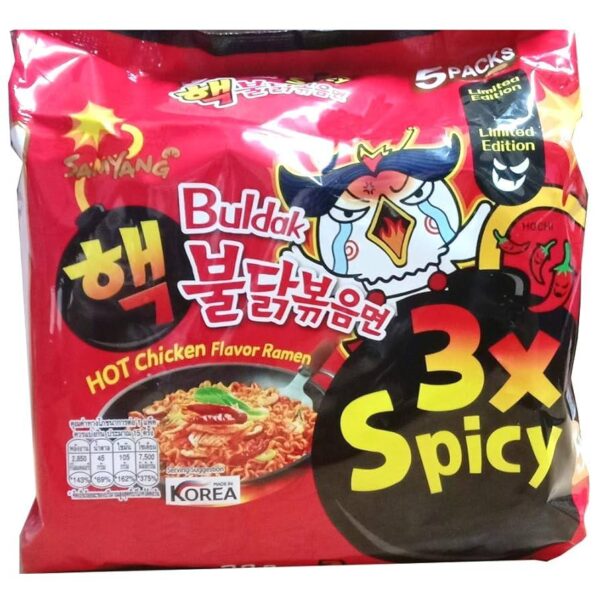 Buldak Ramen 3X Spicy Samyang 5X140g (8pack/case)
