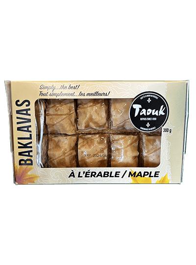 Taouk Baklavas Érable 300g (12un/boîte)