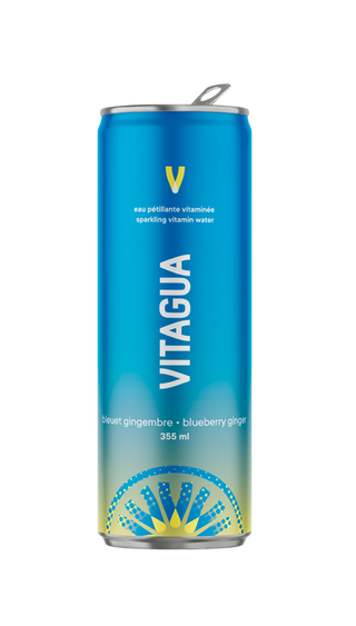 Vitagua Bleuet & Gingembre 355 ml (24 cans/caisse)
