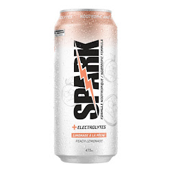 Spark Electrolyte Limonade Pêche 473 ml (12 canettes/carton)