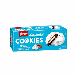 Bergen Cookies & Crème 128g (18 boîtes/caisse)