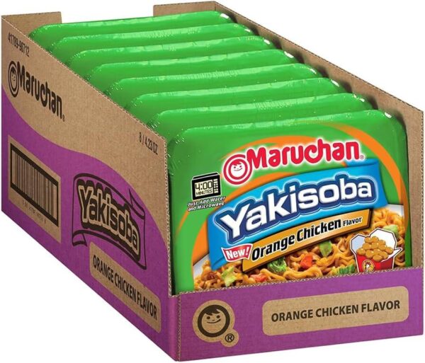 Maruchan Yakisoba Orange Chicken 120g (8un/box)