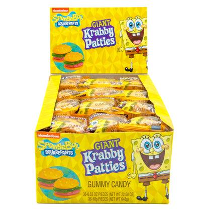 Frankford Spongebob Squarepants Gummy Giant Krabby Patties 18g (36box/box)