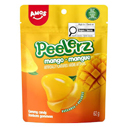 Amos Peelerz Gummy  Mango 65g (24bag/case)