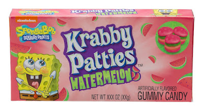 Frankford SpongeBob Gummy Krabby Patties Watermelon Peg Bag 72g (12un/box)