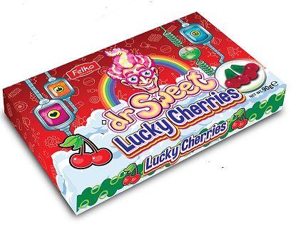 Dr. Sweet Lucky Cherries Gummies 80g (12un/box)