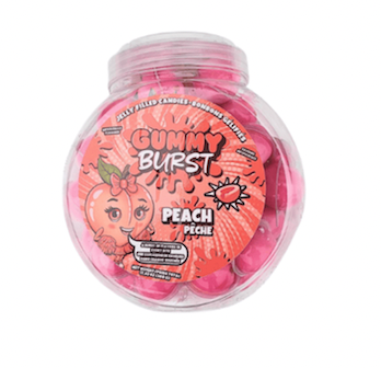 Gummy Burst Peach 10g (50un/case)