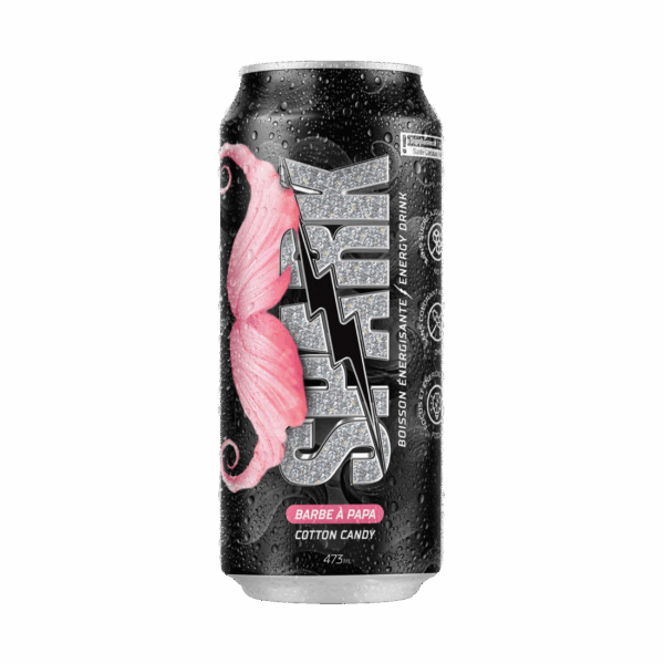 Spark Energy Barbe à Papa 473 ML (12 Can/Caisse)