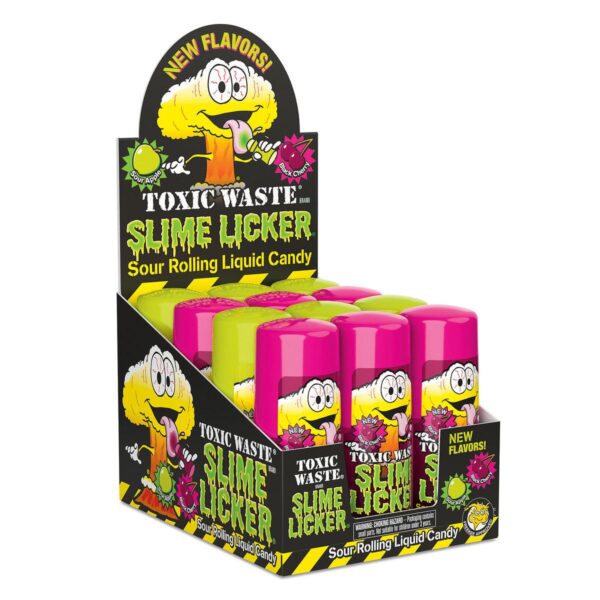 Toxic Waste Slime Licker 2.0 Cerise/Pomme 57 g (12 unités/boîte)