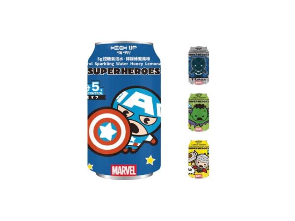 High Up - Eau pétillante Marvel - Limonade au miel 330 ml (24 canettes/carton)