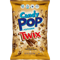 Candy Pop popcorn goût Twix 149g (12 sachets/caisse)