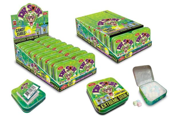 Dr. Sour Cube Tin Box 18g (16un/box)